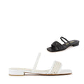 *UK size 2.5 - SELLY SUMMER - white, 1.5cm heels