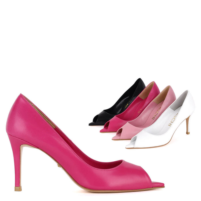 *UK size 3 - DIXIE- baby pink, 9cm heels