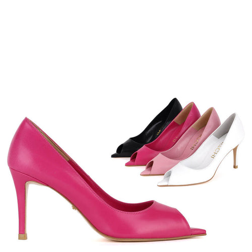 *UK size 3 - DIXIE- baby pink, 9cm heels