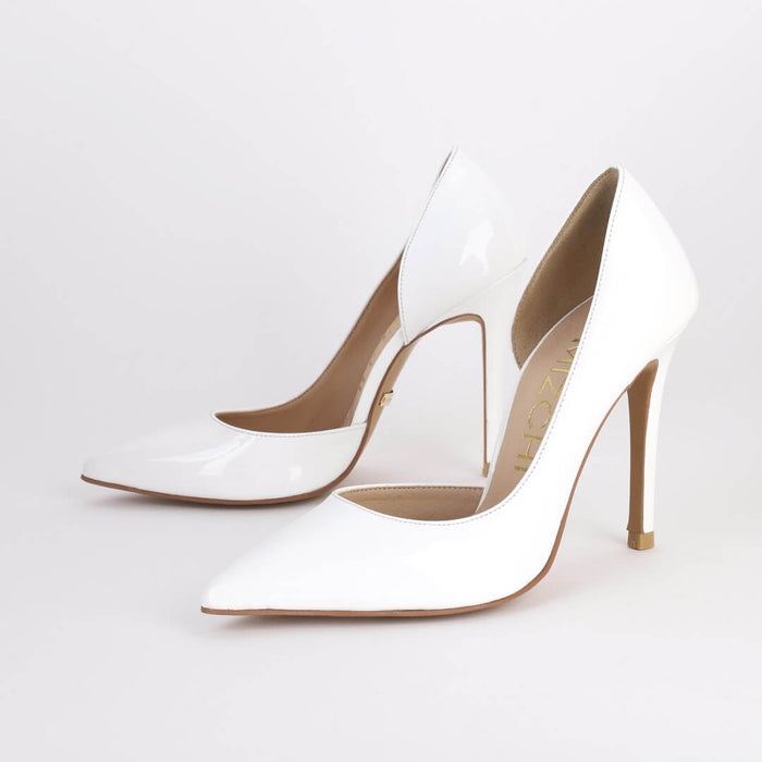 *UK size 3 - NEW DEWEY - white, 9cm heels