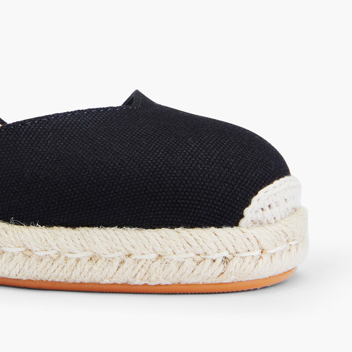 VITTORIA - black ankle strap espadrilles