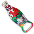 Wales Dragon Castle Bottle Opener Magnet (Bottle Shape) (MG001)