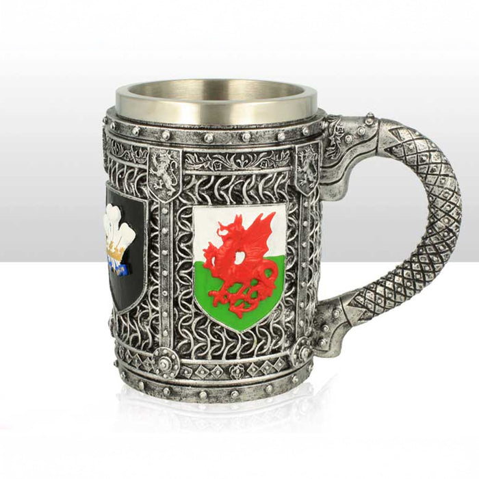 Wales Dragon Medieval Resin Tankard 001