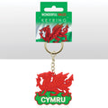 Wales Dragon Rubber Keyring 0012
