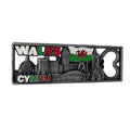 Wales Heart City Metal Magnet
