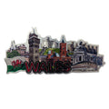 Wales Long Landmarks Foil Magnet