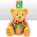 Wales Premium Ribbon Sitting Soft Toy Bear 22cm 003