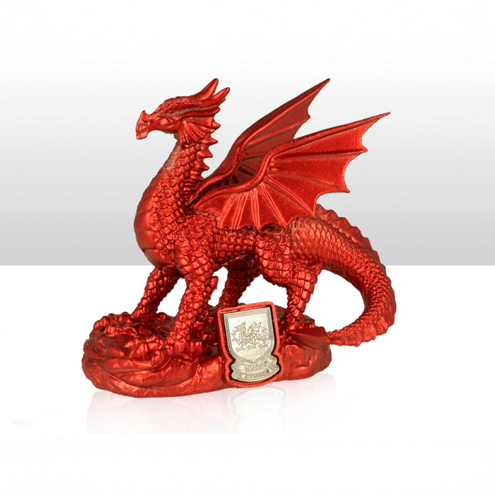 Wales Red Dragon Metallic Figure 0012