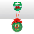 Welsh Dragon on Green Glitter Bauble 0012