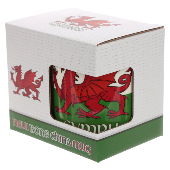 Welsh Dragon Wales (Cymru) Souvenir Porcelain Mug 006