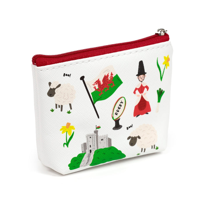 Welsh Dragon Wales (Cymru) Souvenir PVC Purse