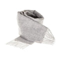 Welsh Woollens 100% Lambswool Scarf Oyster Grey