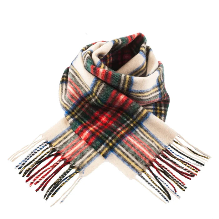 Welsh Woollens 100% Lambswool Scarf Stewart Dress