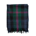 Welsh Woollens Recycled Wool Tartan Blanket Throw - Baird