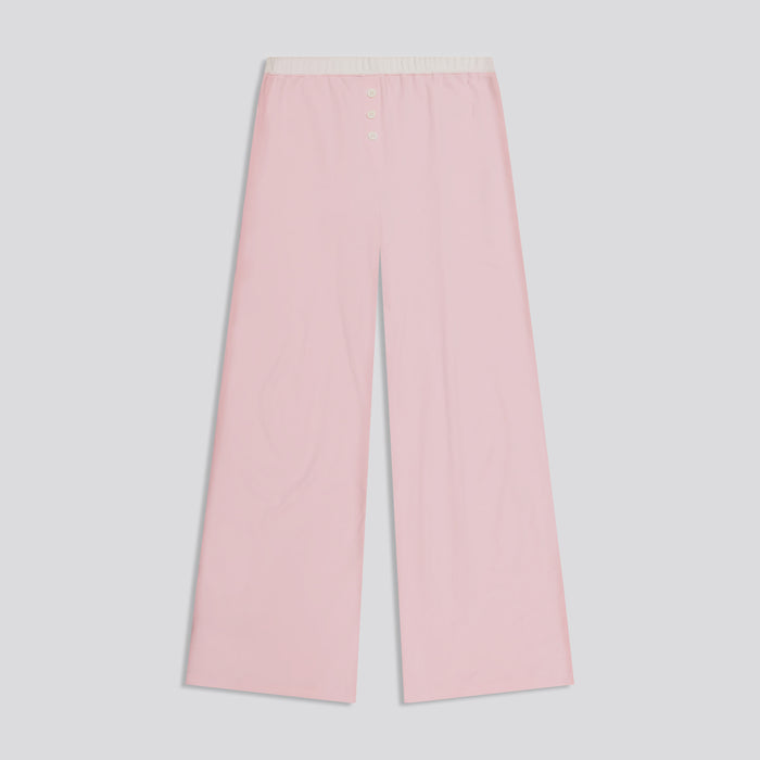 Brunch Women's PJ Set in Soft Pink pima cotton, product view 5