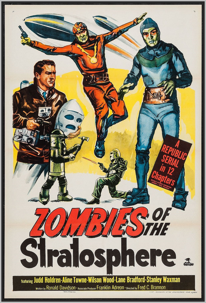 ZOMBIES OF THE STRATOSPHERE - 1952 - WITH JUDD HOLDREN - RARE DVD - SERIAL - COLORIZED